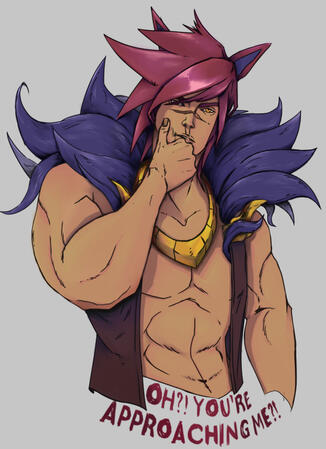 Fanart of Sett from league of legends